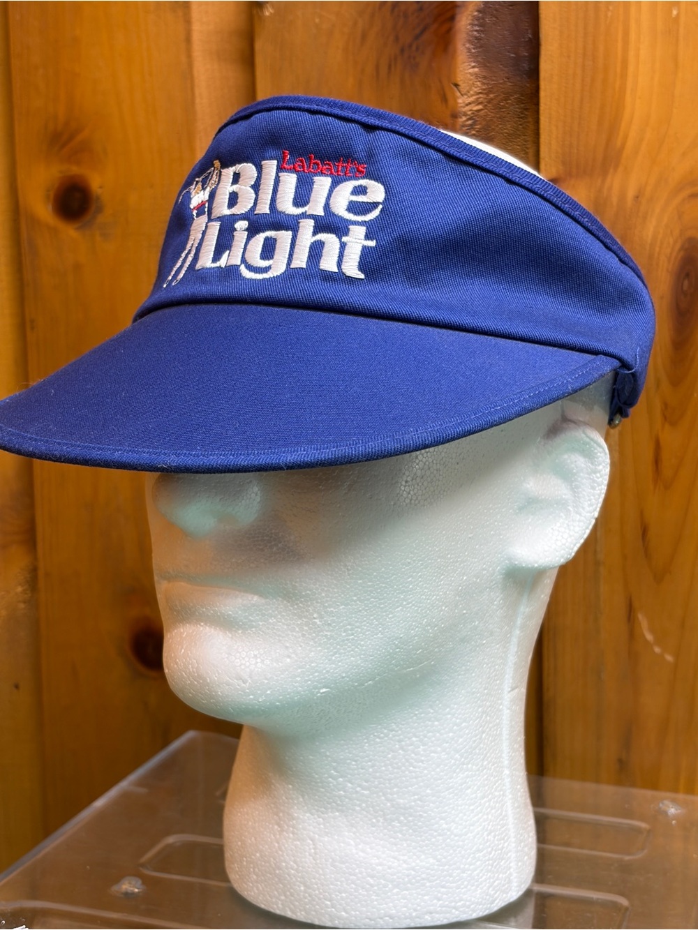 Vintage Labatt's Blue Light Beer Golf Visor Hat - Made in Canada
